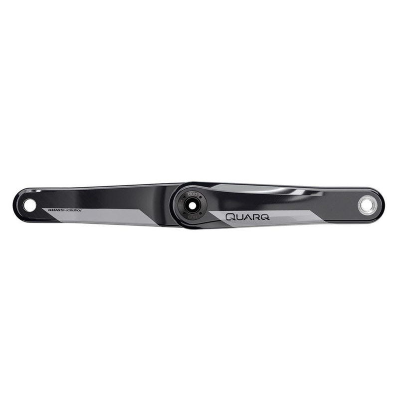 Quarq DUB Crank Arm Assembly|Quarq Crank Arm Assembly D2 DUB Quarq Gloss 165mm No Power – (Bottom Bracket / Spider / Chain Rings Not Included) V2|Quarq Crank Arm Assembly D2 DUB Quarq Gloss 167.5mm No Power – (Bottom Bracket / Spider / Chain Rings Not Inc
