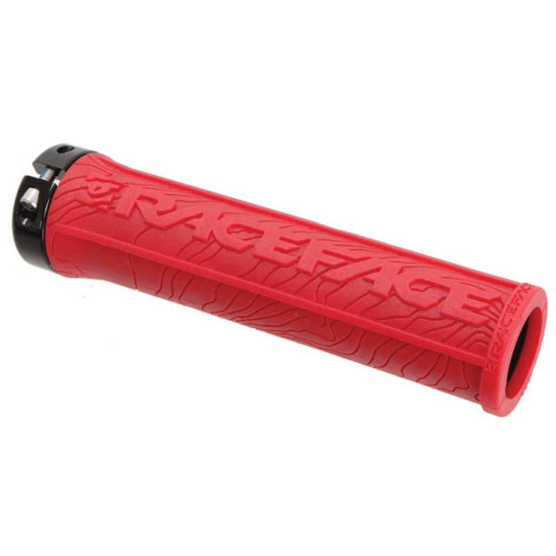 RaceFace Half Nelson Grips – Red Lock-On