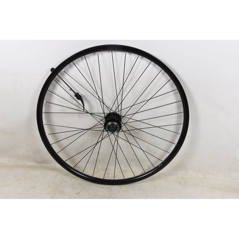 RALEIGH TRUBUILD 27.5 MTB 584 x19 650B DISC HUB BIKE FRONT WHEEL BLACK ALLOY DOUBLE WALL RIM