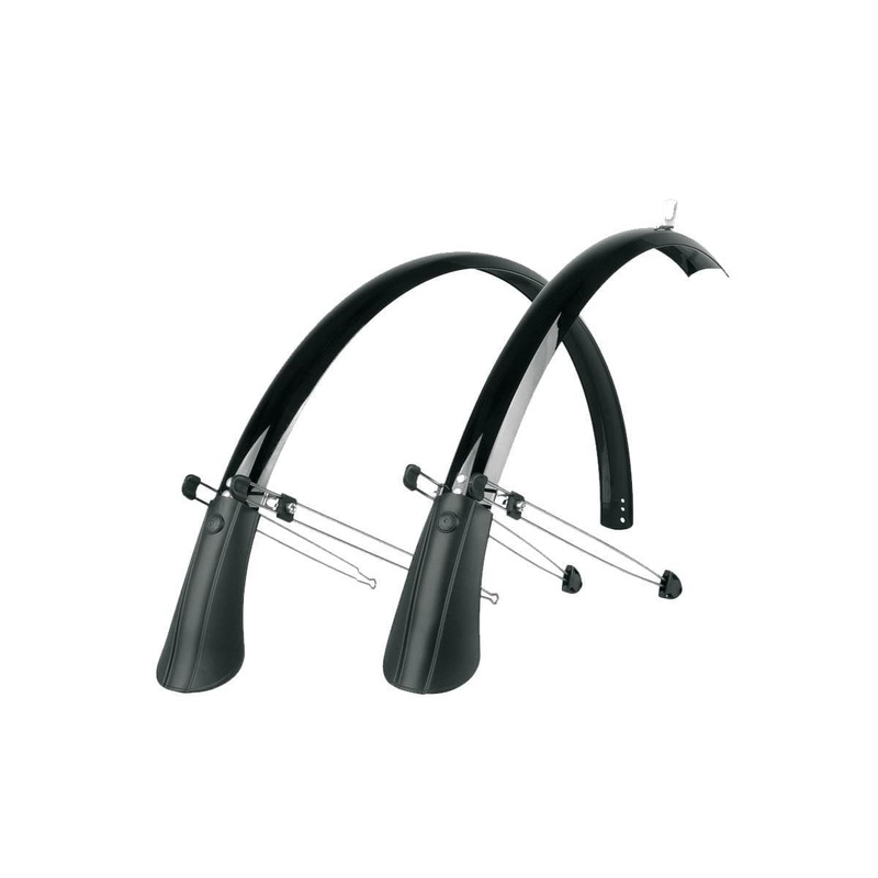 Sks Commuter Mudguard Set With Spoiler: Black 35Mm 28