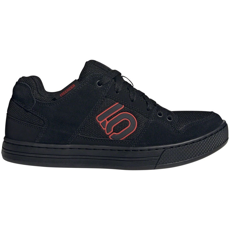 Five Ten Freerider Flat Shoes – Mens Core Black/Red/Gray Five 9.5