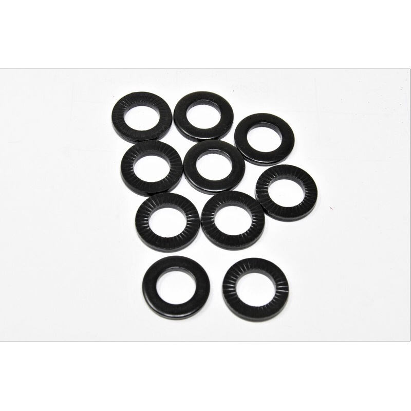 14mm Axle BMX Bike Wheel Spindle Washers 3mm Thickness Black – Select Quantity – 10 or 20