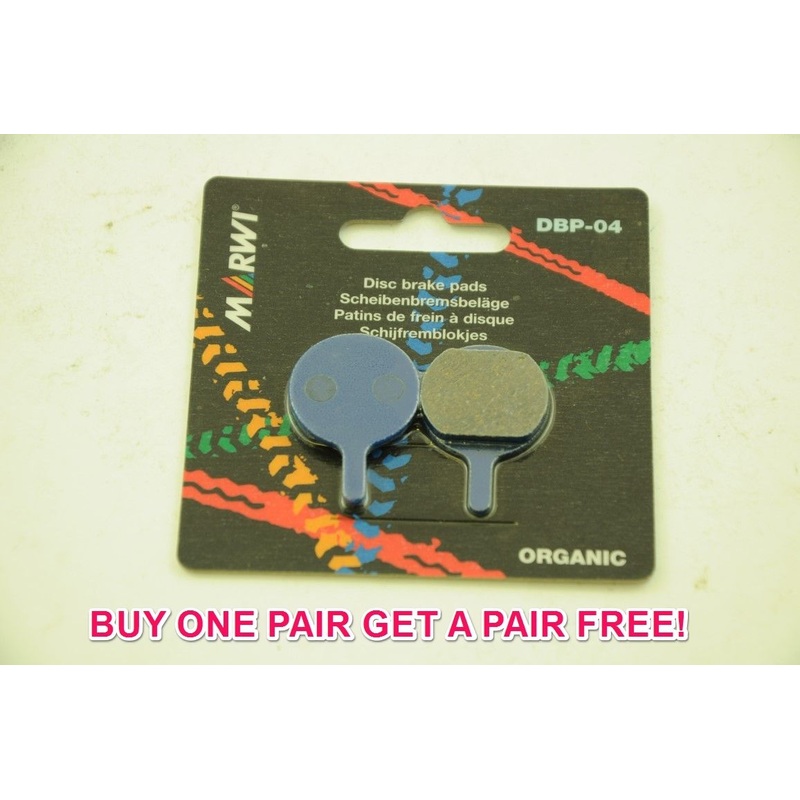 MARWI UNION ORGANIC DISC BRAKE PADS FOR MAGURA CLARA LOUISE 1+1 FREE DBP-04