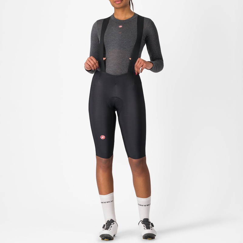 Salopette termica donna Castelli Omloop DT – Nero