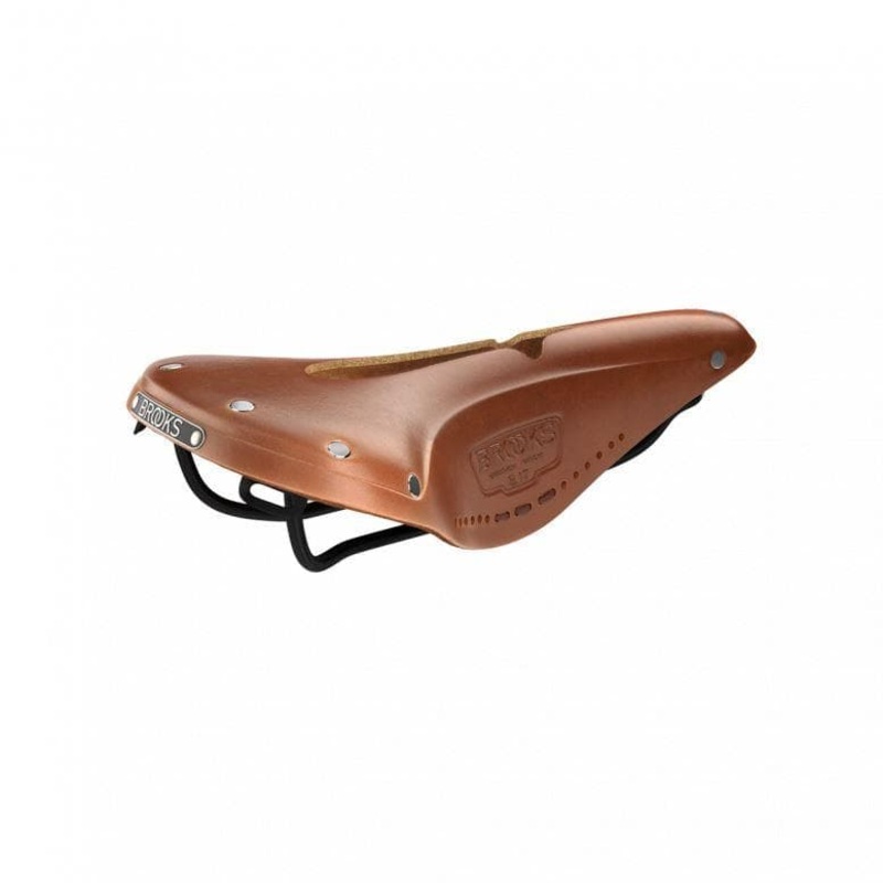 Brooks B17 Narrow-Carved Honey Mens Road Saddle – 155mm