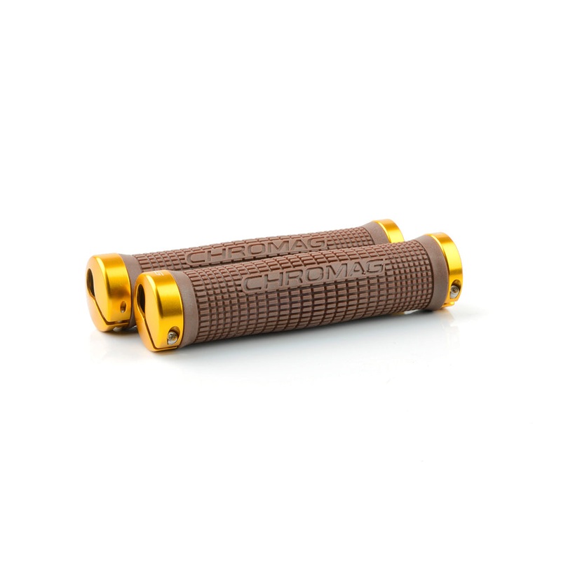 Chromag Squarewave Grip|Chromag Squarewave Grip Black|Chromag Squarewave Grip Brown Gold