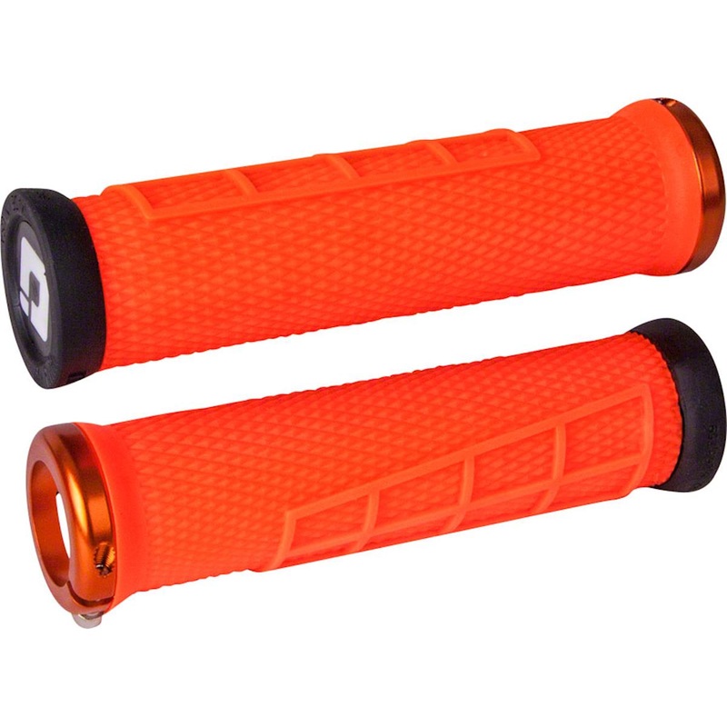 ODI Elite Flow Lock-On Grips (Orange)
