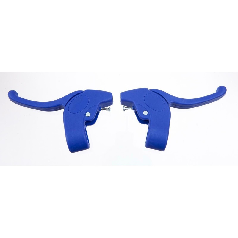 Pair 22.2mm Blue Bicycle Caliper Brake Levers For Kids Bikes