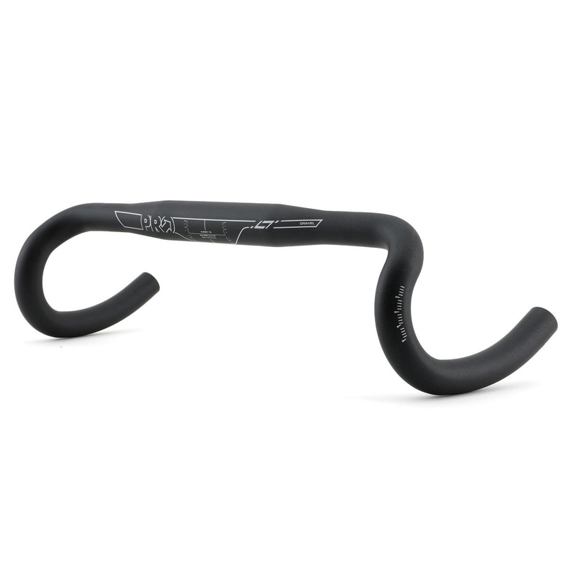 PRO LT Gravel Alloy Handlebar (Black) (31.8mm) (40cm)