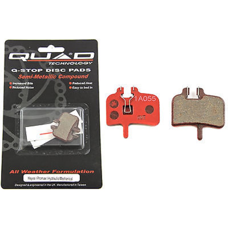 HAYES-PROMAX HYDRAULIC-MECHANICAL MTB DISC BRAKE PADS BY QUAD 50% OFF RRP QDP15