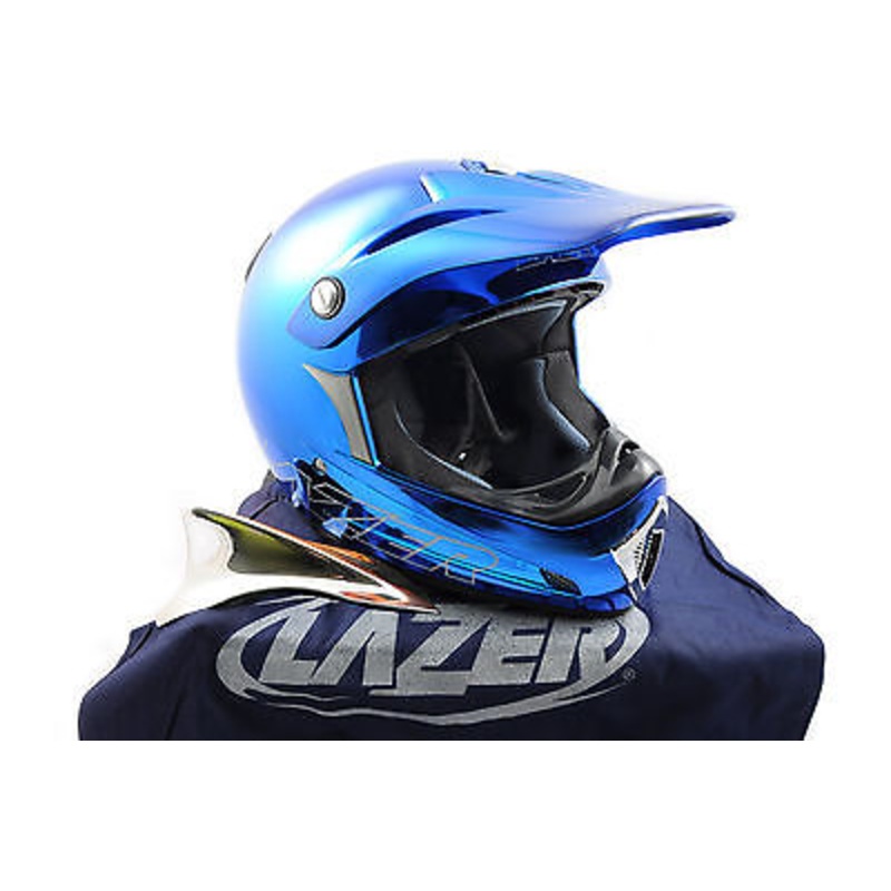 LAZER MX6 XPRO FULL FACE BIKE HELMET DOWNHILL,JUMP,BMX LARGE 50% OFF RRP BLUE