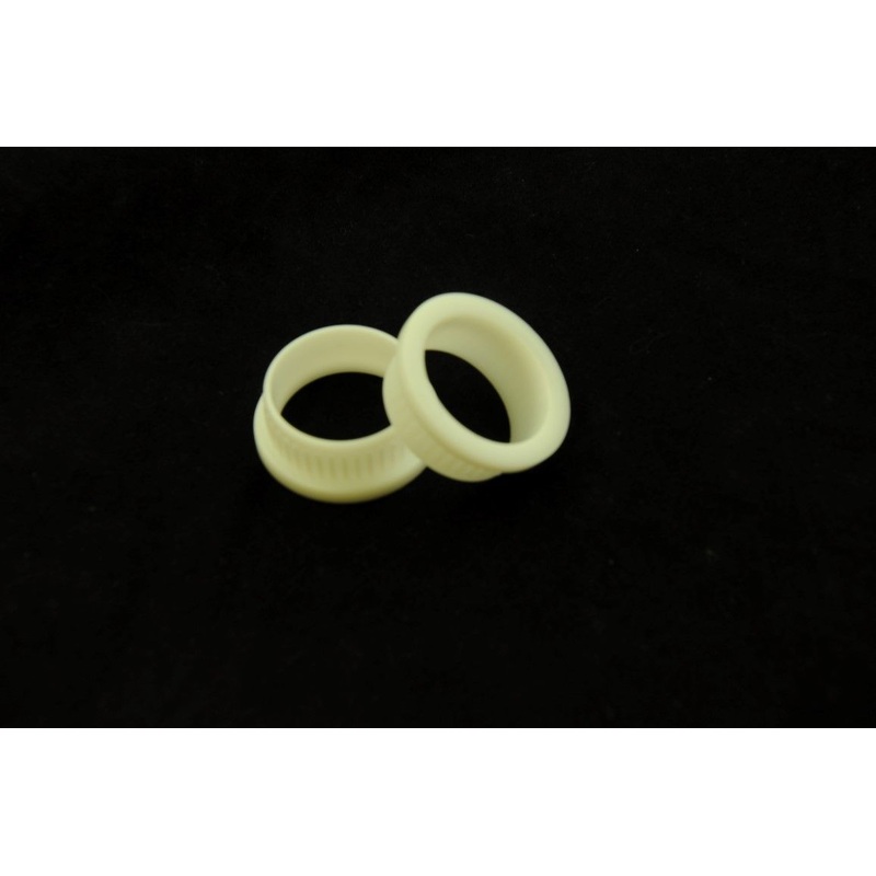 PAIR OF PLASTIC KIDDIES BIKE CHILDS CYCLE PUSH IN HEADSET – BB BEARINGS WHITE