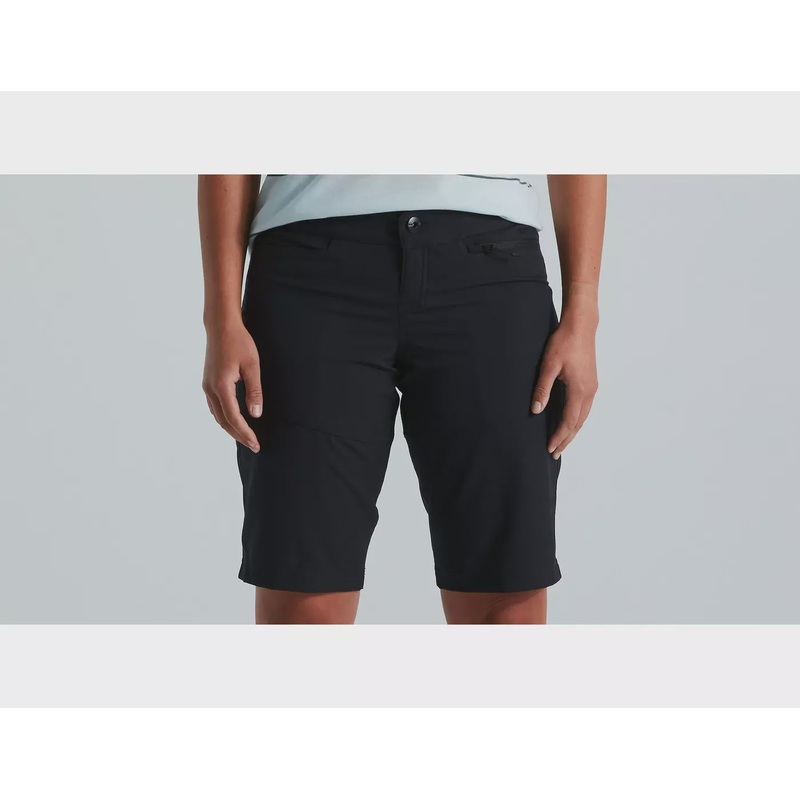 TRAIL SHORT W/LINER WMN BLK M