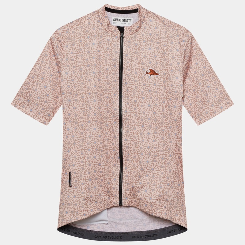 Maglia donna Cafe du Cycliste Fleurette – Rosa