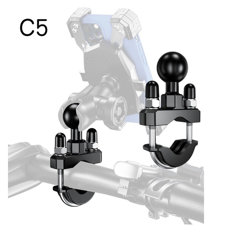 Motorcycle Bicycle 25mm Phone Sports Camera Aluminum Handlebar Quick Mounts