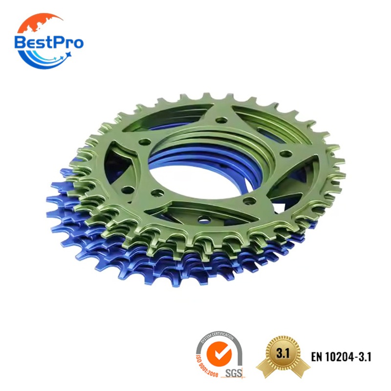 Metal Stailess Steel Bicycle Accessories Brake Shoe Machine CNC Machined Parts Bike Hardware Bolt Disc Rotor