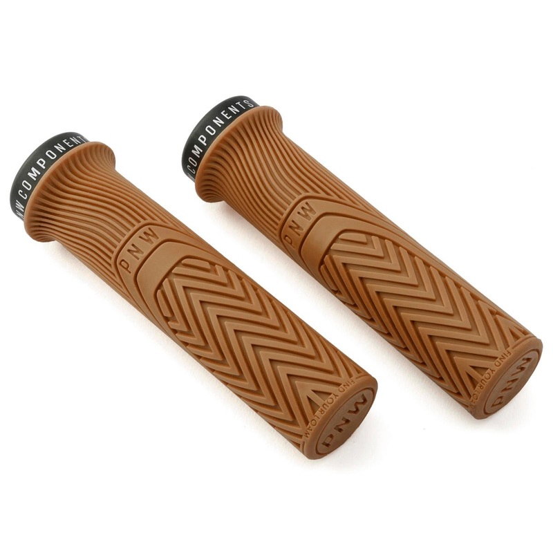 PNW Components Loam Mountain Lock-On Grips (Peanut Butter) (Regular)