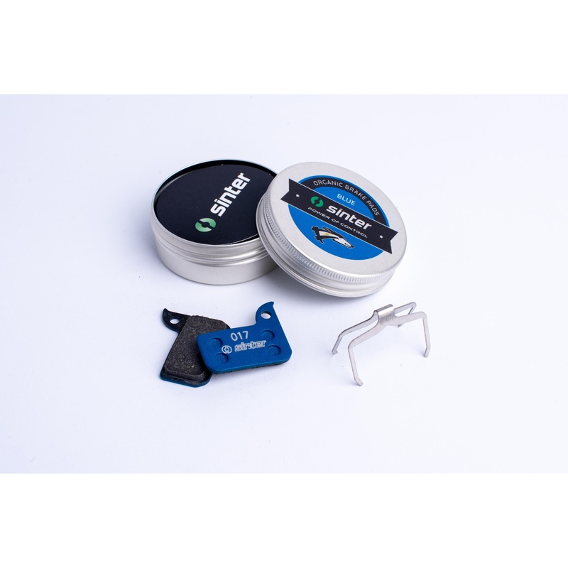 Sinter Disc Brake Pads – 017 Sram S530 – Single Pair Metal Can Carded: Blue