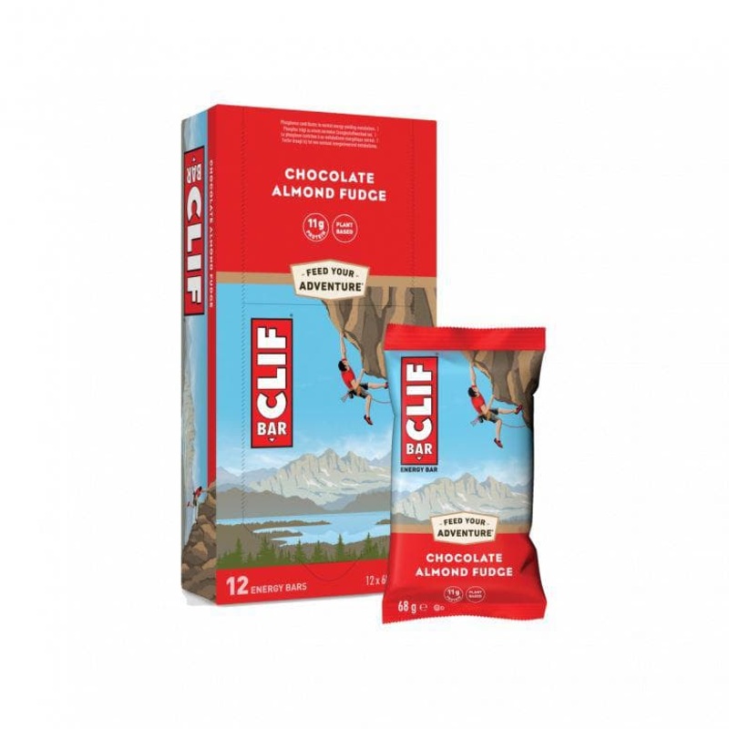 Clif Bar Chocolate Almond Fudge 12 Pack 70% Organic