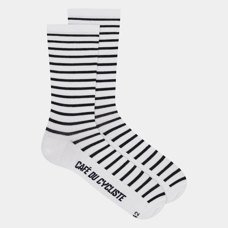 Calze Cafe du Cycliste Breton – Bianco