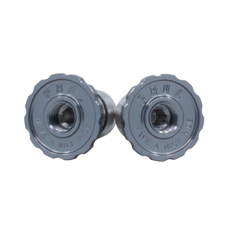 Paul Components Aluminum Bar End Plugs (Pewter)