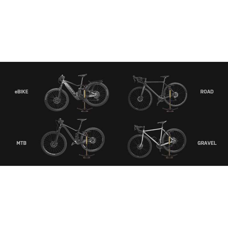 Topeak Transformer eUP|Topeak Floor Pump Workstand Transformer eUP 160psi 30kg weight capacity