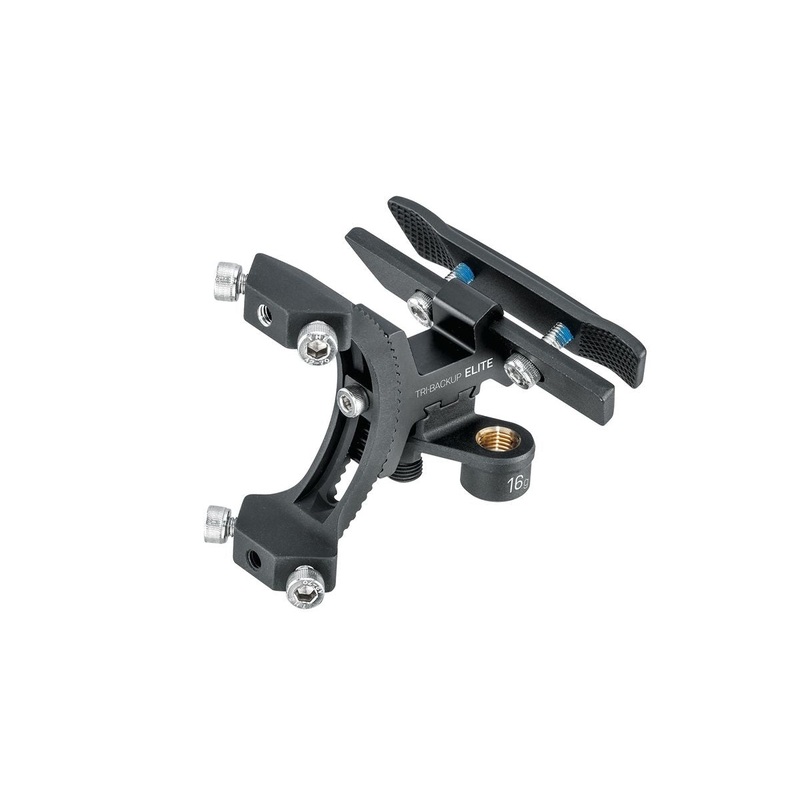 Topeak Tri-Backup Elite Mount|Topeak Tri-Backup Elite Mount for angled rail section