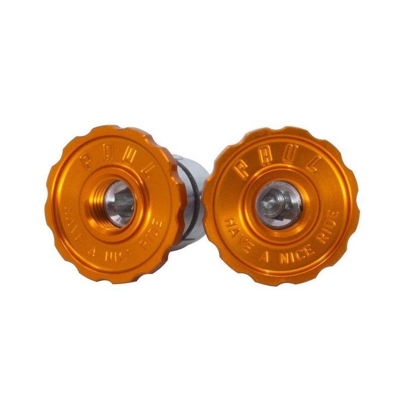 Paul Components Aluminum Bar End Plugs (Orange)
