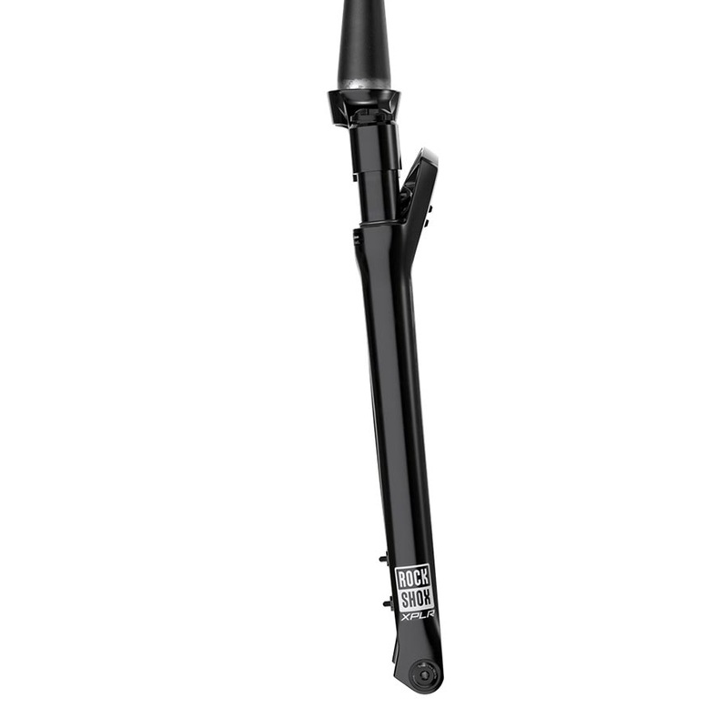 RockShox RUDY Ultimate XPLR Race Day 2 Suspension Fork – 700c 30 mm 12 x 100 mm 51 mm Offset Gloss BLK A2