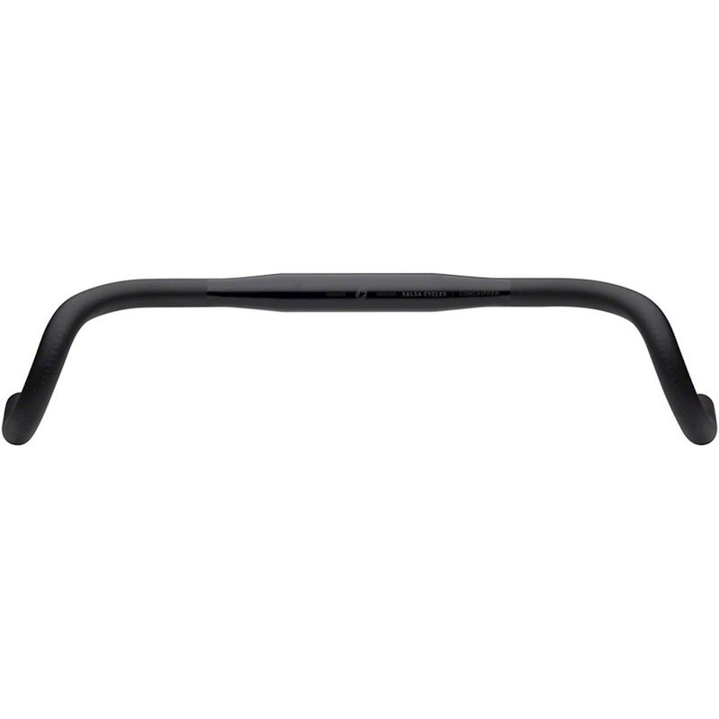 Salsa Cowchipper Deluxe Drop Handlebar (Black) (31.8mm) (50cm) (24 Flare)