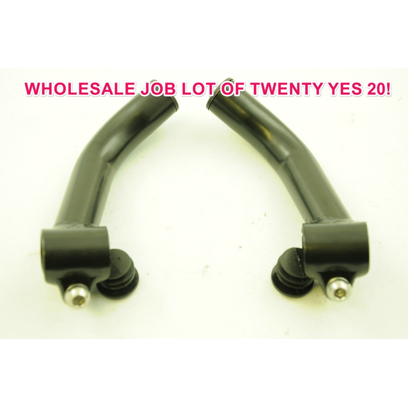 WHOLESALE JOB LOT 20x PAIRS BLACK SHORT SKI STYLE HANDLEBAR BAR ENDS MTB CYCLE