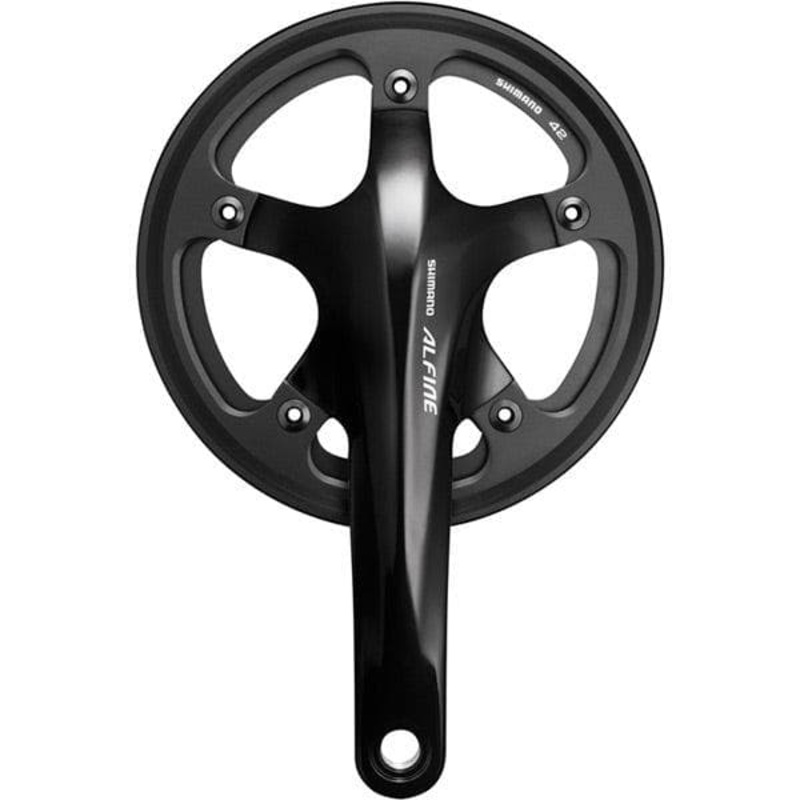 Shimano Alfine FC-S501 Alfine 2-piece chainset with single chain guard 170 mm – 45T – black