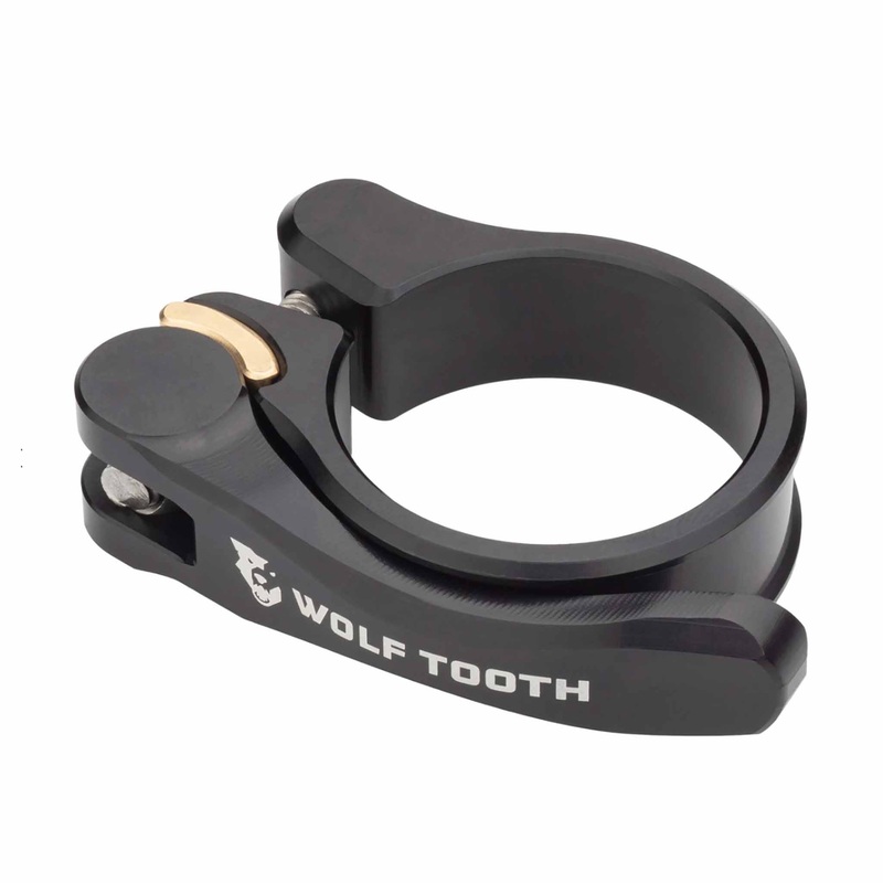 Wolf Tooth Components Quick Release Seatpost Clamp – 28.6mm QR Black