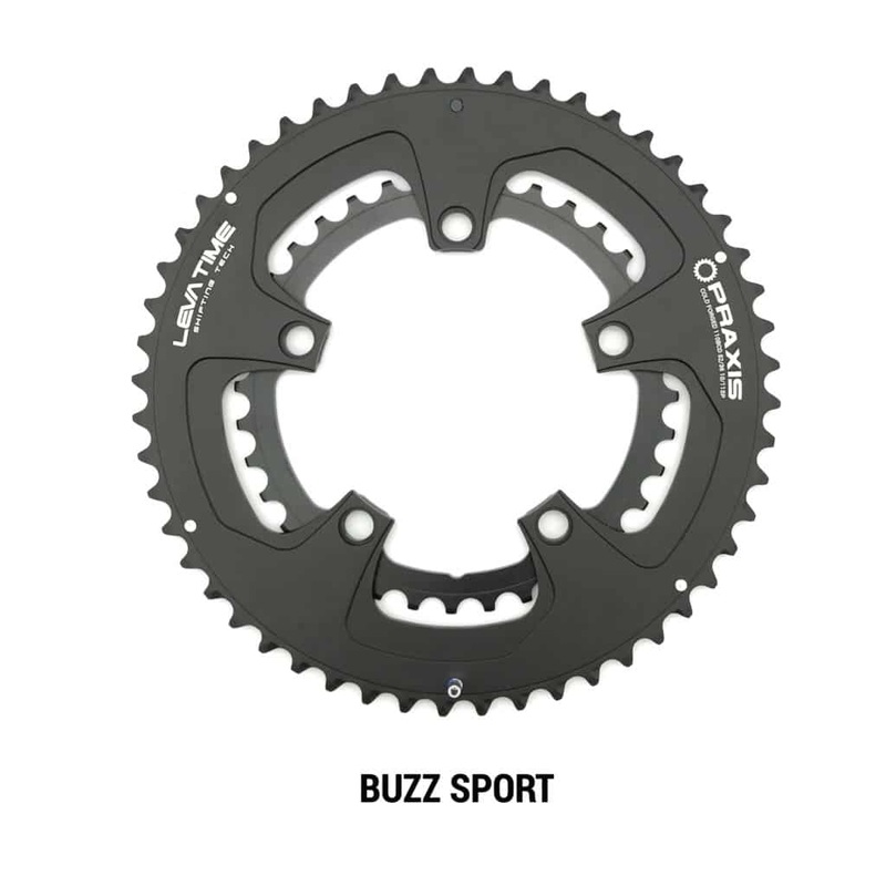 Praxis – Road Rings|PRAXIS 48T/32T 110 BCD BLK BUZZ SPORT CHAINRING SET (10/11/12sp COMPATIBLE)|PRAXIS 48T/32T 110 BCD BLK 2TONE BUZZ CHAINRING SET (10/11/12sp COMPATIBLE)|PRAXIS 50T/34T 110 BCD BLK BUZZ SPORT CHAINRING SET (10/11/12sp COMPATIBLE)|PRAXIS