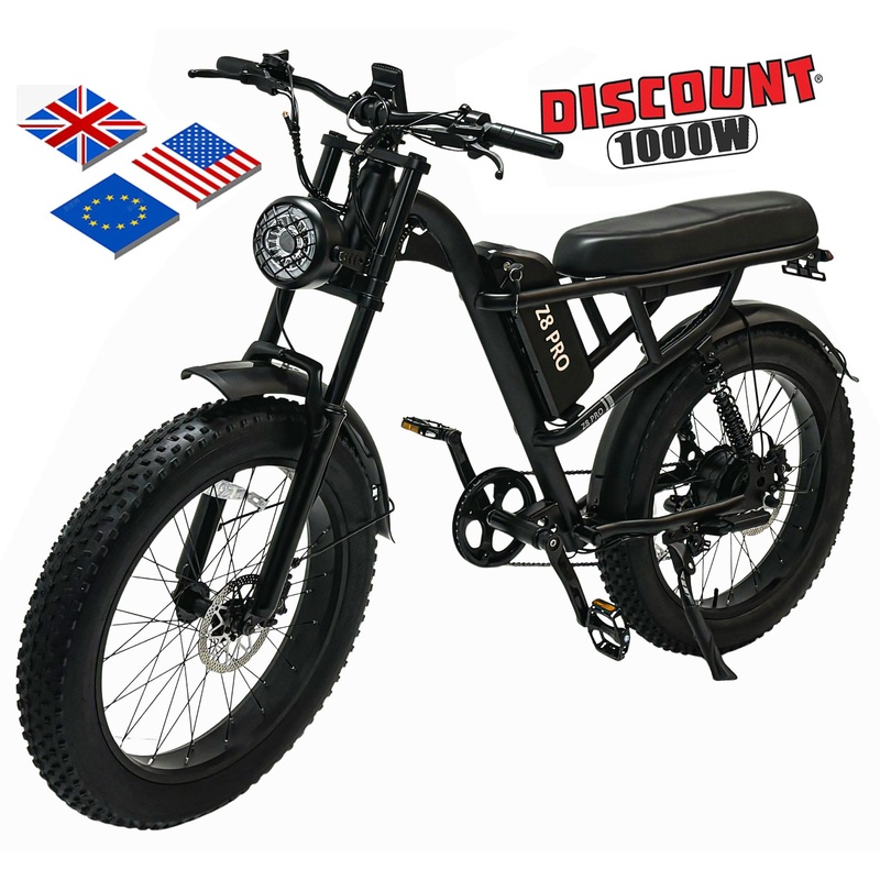 Z8 PRO Electric Bike 1000W: Ultimate Fatbike for All Terrains