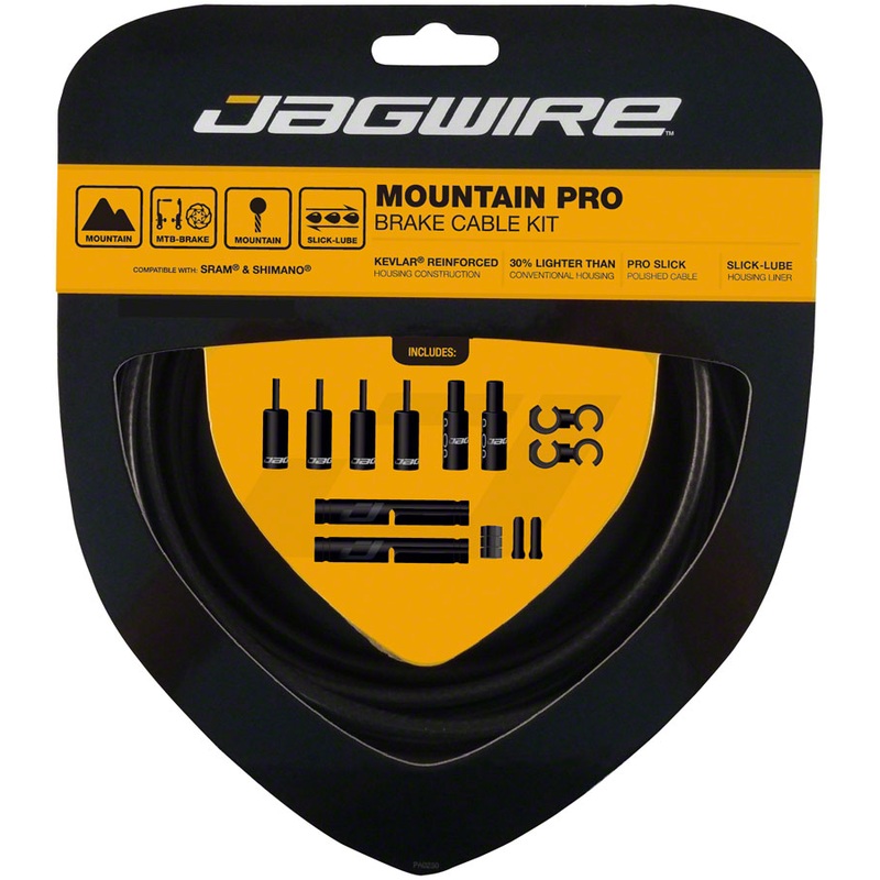 Jagwire Pro Brake Cable Kit Mountain SRAM/Shimano Stealth Black