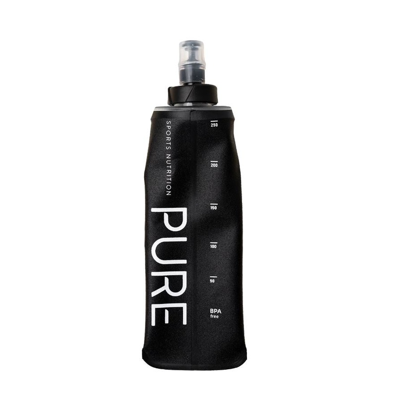 Pure – Soft Bottles|PURE – BRANDED 250ml SOFT BOTTLE – BLACK|PURE – BRANDED 500ml SOFT BOTTLE – CLEAR