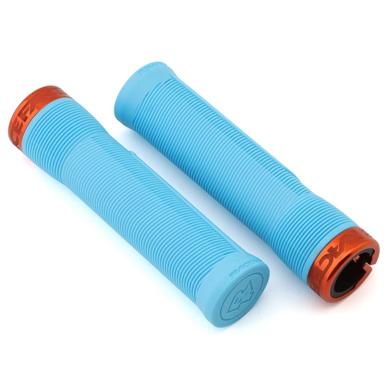 Race Face Chester Lock-On Grips (Light Blue/Orange) (31mm)