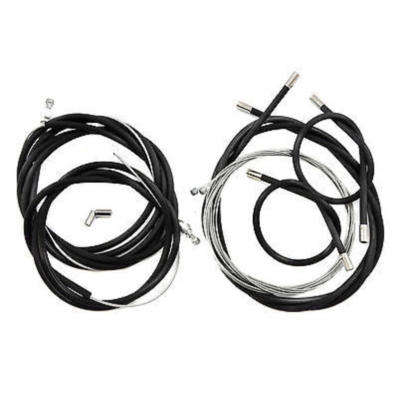 40’s,50’s,60’s,70’s,80’s RACING BIKE BESPOKE MADE RIBBED FULL CABLE SET RARE