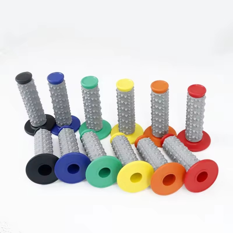 Motorcycle Grips Dirt Bike Pillow Top Grips Rubber Anti-Slip Universal Handlebar Racing Grip Compatible with Motocross YAMAHA