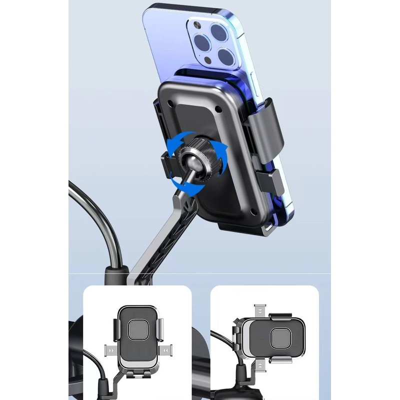 Hot Handlebar Waterproof ABS Bike Motorcycle Mobile Phone Holder