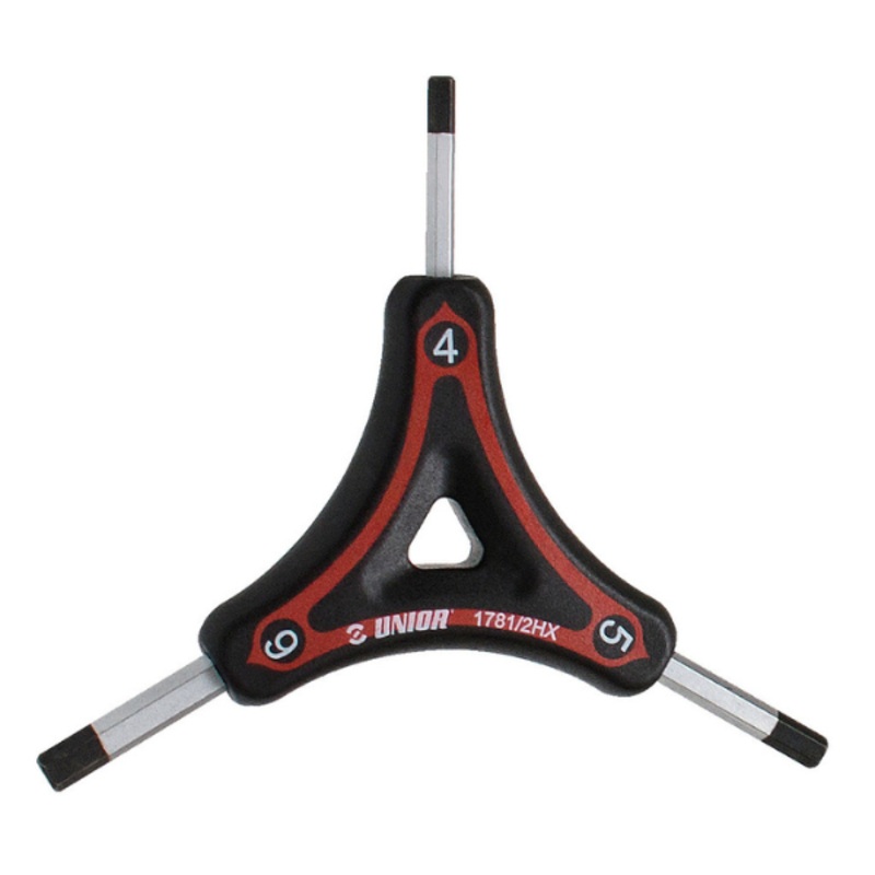 Unior Y Hex Wrench|Unior 1781/2HX-US Y Hex Wrench 2 x 2.5 x 3|Unior 1781/2HX-US Y Hex Wrench 4 x 5 x 6