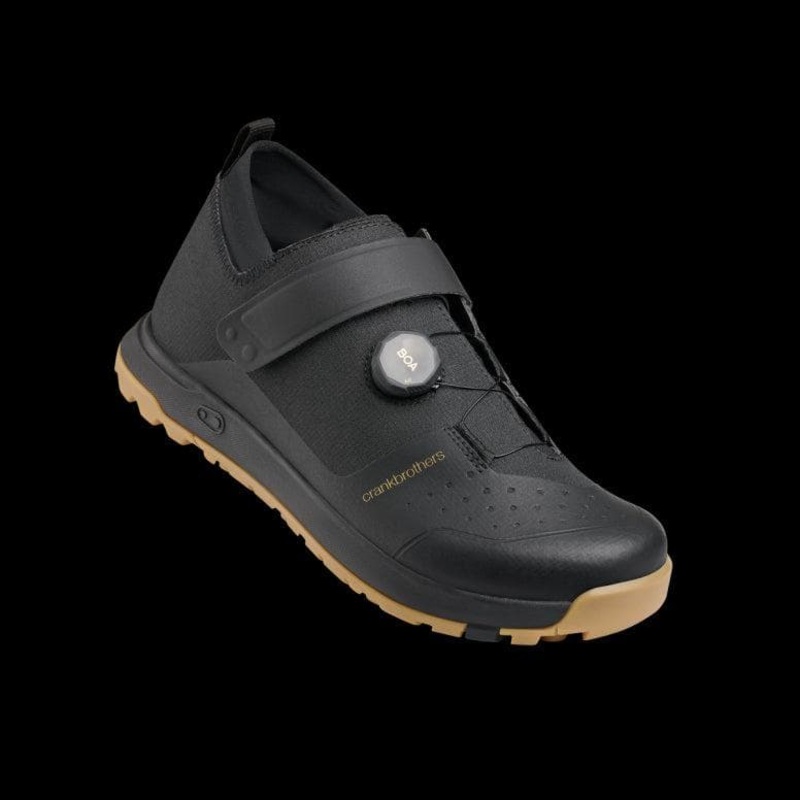 Crankbrothers Mallet Trail Boa Shoes – Black/Gold – 9