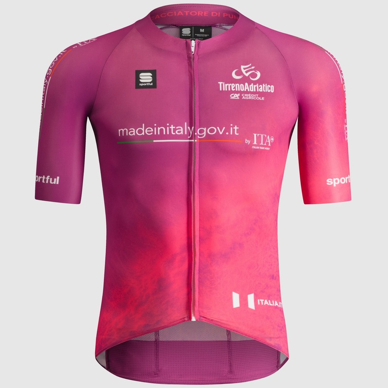 Maglia Sportful Tirreno Adriatico 2025 – Ciclamino