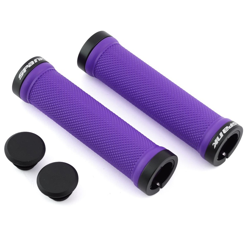 Spank Spoon Lock-On Grips (Purple)