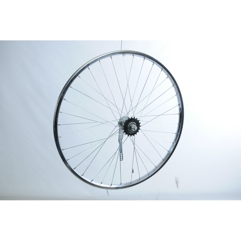 CHROME RIM PEDAL BRAKE COASTER HUB REAR WHEEL 26 x 1.75 CRUISER SCHWINN MTB-ATB