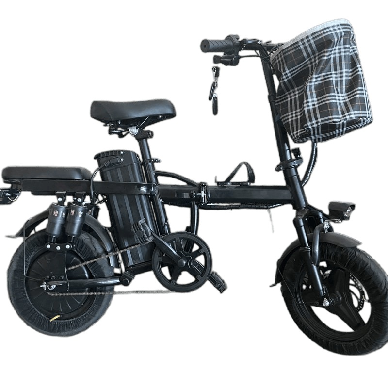 Compact Foldable Electric Ebike, 2 Wheel Electric Cycle, Electronic Bicycle, Lightweight Foldable Electric Bicycle with Removable 60V20A Battery