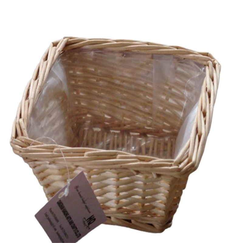 Hand-Made Front Handlebar Willow Wicker Bike Storage Basket Adjustable Strip