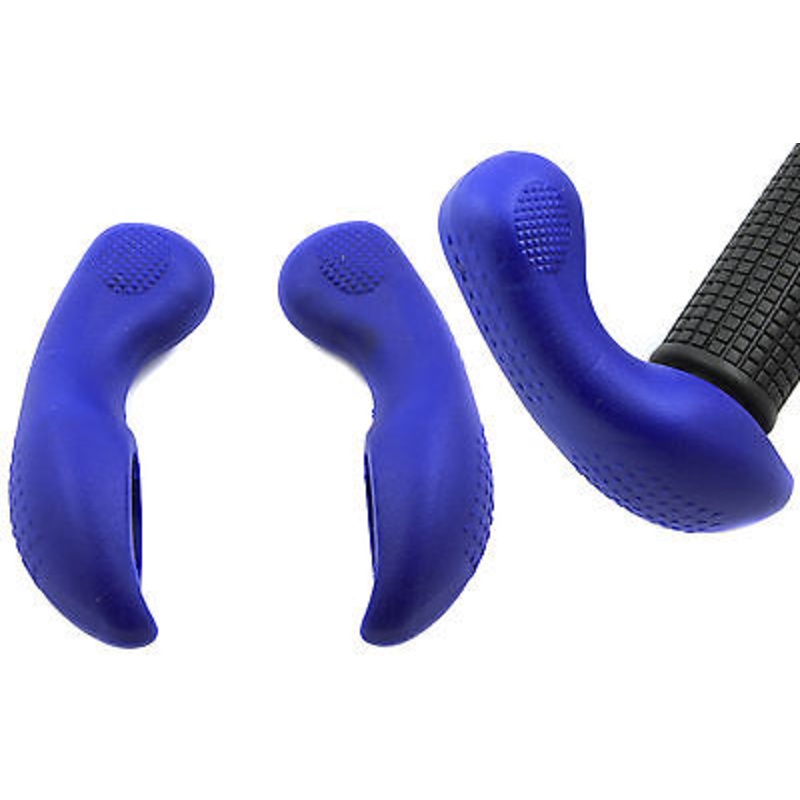 OUTLAND SHORT SKI TYPE BAR ENDS,KRATON RUBBER STUBBY BAR END BLUE 69% OFF RRP