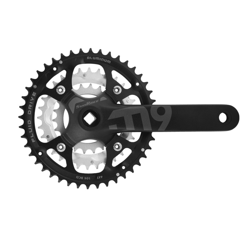 Sunrace – M9 Chainwheels|SUNRACE CHAINWHEEL 22/32/44 x 170mm ALLOY BLACK|SUNRACE CHAINWHEEL 22/32/44 x 175mm ALLOY BLACK